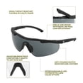 thumbnail image 2 of Swiss Tech Augen 4-Lens Premium Sporting Glasses, Anti-Fog, Scratch-Resistant, UV400, Black, 2 of 10