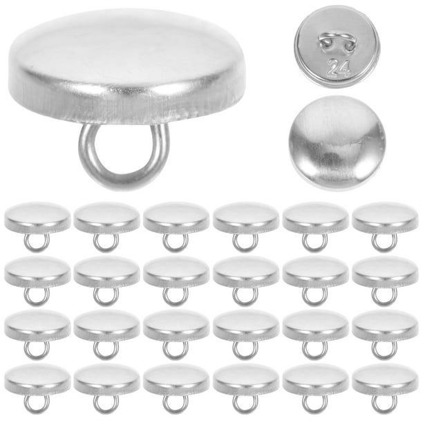 200 botones a presión de metal para bolsos, ropa, manualidades