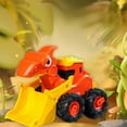 thumbnail image 6 of Gifts for Kids! Fwttom Toy Cars, Educational Children's Toy Car Dinosaur Engineering Vehicle Press and Go Excavator Boy's Gift, 6 of 7
