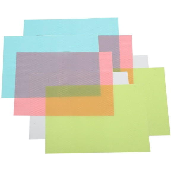 Kitchen Mat 8 Pcs Non Slip Drawer Liner Refrigerator Non-slip Lining Fridge Eva