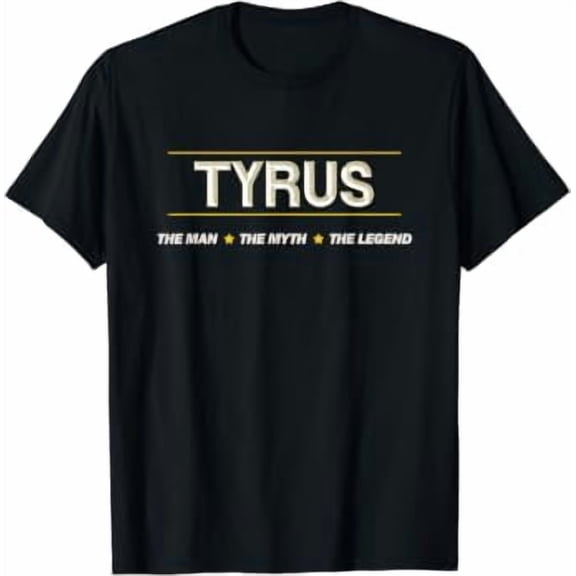 Tyrus - The Man The Myth The Legend | Mens Boys Name - T-Shirt
