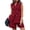 Burgundy, variant on Two Piece Sets For Women Summer Pockets Button Sleeveless Vest And Shorts Spring Work Business Casual Outfits