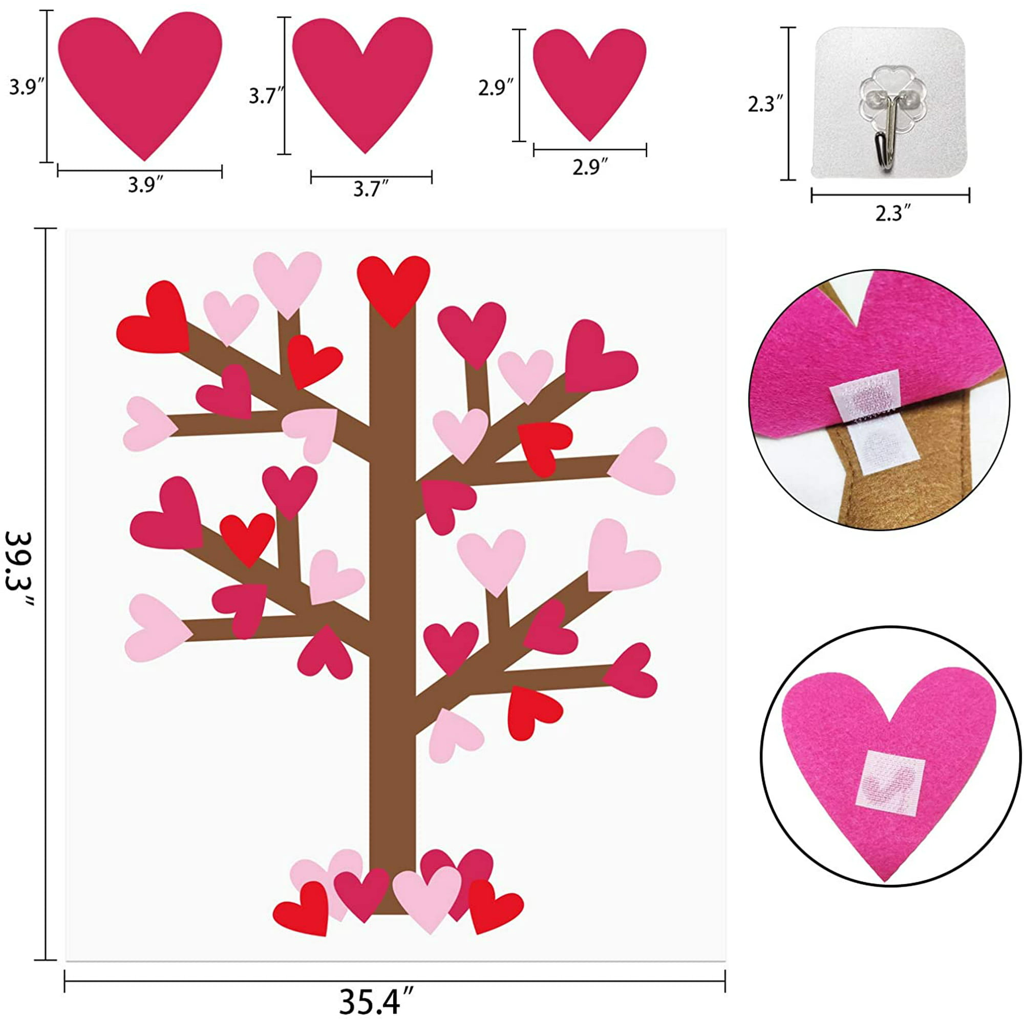 maquinilla de afeitar inventar Descripción del negocio Valentine's Day DIY Crafts for Kids - Valentine Tree Games Party Favors Gifts  Hanging Wall Decorations Supplies | Walmart Canada