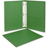 Oxford Twin-Pocket Folders with 3 Fasteners Letter 1/2" Capacity Green 25/Box 57703