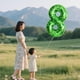 thumbnail image 3 of Globo Yeodong verde con número 4 píxeles, 40 cm, para fiesta de cumpleaños, 3 of 7