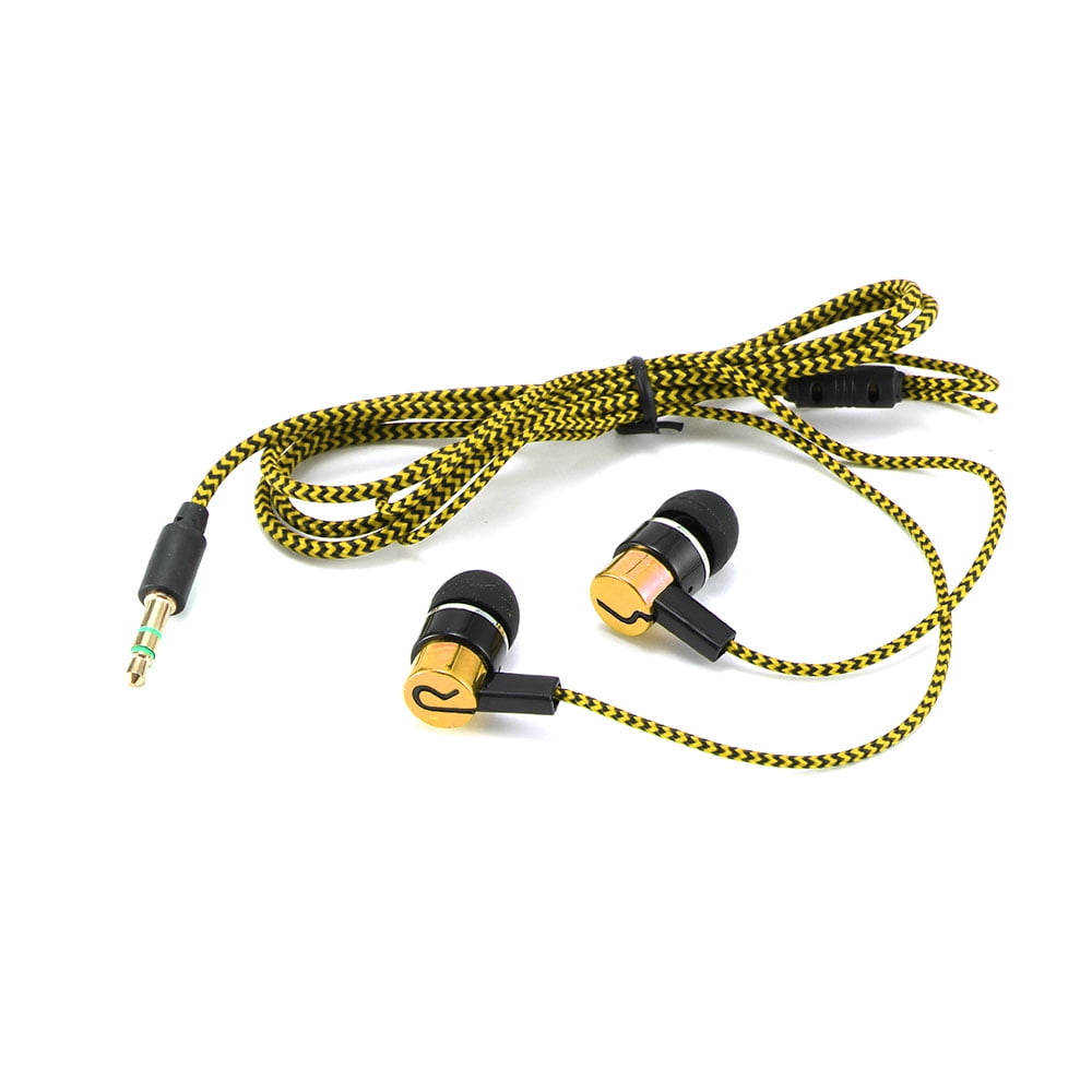 Headphone 3.5mm In-ear Headset Braided Earphone Cable