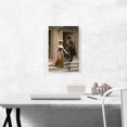 thumbnail image 2 of ARTCANVAS My Next-Door Neighbour 1894 Canvas Art Print by Edmund Blair Leighton - Size: 18" x 12" (0.75" Deep), 2 of 9