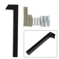 thumbnail image 4 of Large 5.6" Modern Floating House/Door Numbers 12mm Brushed Stainless Steel, 4 of 14