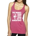 thumbnail image 1 of Wild Bobby, Office Prison Mike Dementors Michael Scott, Pop Culture, Women Tri-Blend Racerback Tank Top, Vintage Pink, Large, 1 of 4