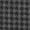 Dark Gray, variant on Women's Boat Neck Knit Top 3/4 Sleeve Houndstooth Plaid Blouse for Fall Winter L Black Khaki