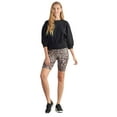 thumbnail image 4 of Women's Peach Skin Biker Shorts, Extra Skin Leopard Print, S, 4 of 5