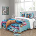 thumbnail image 4 of 3D Ice Cream Printed Comforter Cover Set Children Adult Unique Design Bedding Set Bedroom Decor,Twin (68"x86"), 4 of 5
