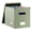 Green, variant on File Organizer Box, Collapsible Decorative Filing Storage with Lid, Hanging File Folders for Office Cabinet and Home Office