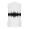 thumbnail image 4 of Women's Leaf Print Sleeveless Tank Top Casual Crew Neck Beach Cover Up Top, 4 of 5