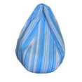 thumbnail image 1 of Boscoman Pear shape Striped Bean bag, 1 of 1