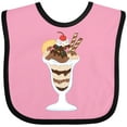 thumbnail image 3 of Inktastic Ice Cream Sundae Boys or Girls Baby Bib, 3 of 4