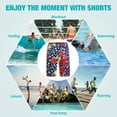 thumbnail image 5 of SSLR Mens Shorts Causal Flat Front Hawaiian Summer Shorts, 5 of 8