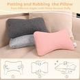 thumbnail image 6 of "RoamReady Small Travel Pillow, 11"" x 7"" Cotton Mini Pillow for Neck, Wrist, Lumbar, and Knee (Light Grey)", 6 of 6
