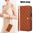 thumbnail image 3 of Allytechgroup Wallet Case for iPhone XS/X with Credit Card Slot, RFID Blocking PU Leather Case with Lanyard & Shoulder Strap & Kickstand Shockproof Bumper for Women Men, Brown, 3 of 8
