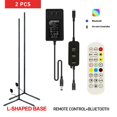 thumbnail image 1 of Lámpara de pie LED RGBIC de 180CM, luz de esquina moderna con Control remoto por aplicación inteligente Tuya, luz atmosférica de pie, decoración del hogar, 1 of 4
