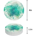 thumbnail image 1 of FMSHPON Green Watercolor Mandala Pattern Set of 8 Round Coaster for Drinks, Absorbent Ceramic Stone Coasters Cup Mat with Cork Base for Home Kitchen Room Coffee Table Bar Decor, 1 of 6