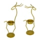 thumbnail image 2 of Candelabros de ciervo de Metal, candelabros decorativos de hierro Retro, candelabros para decoración del hogar, banquete de Festival Oro, 2 of 9
