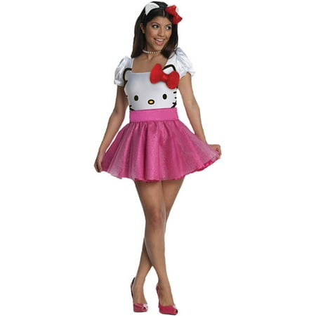 Hello Kitty Pink Adult Halloween Costume