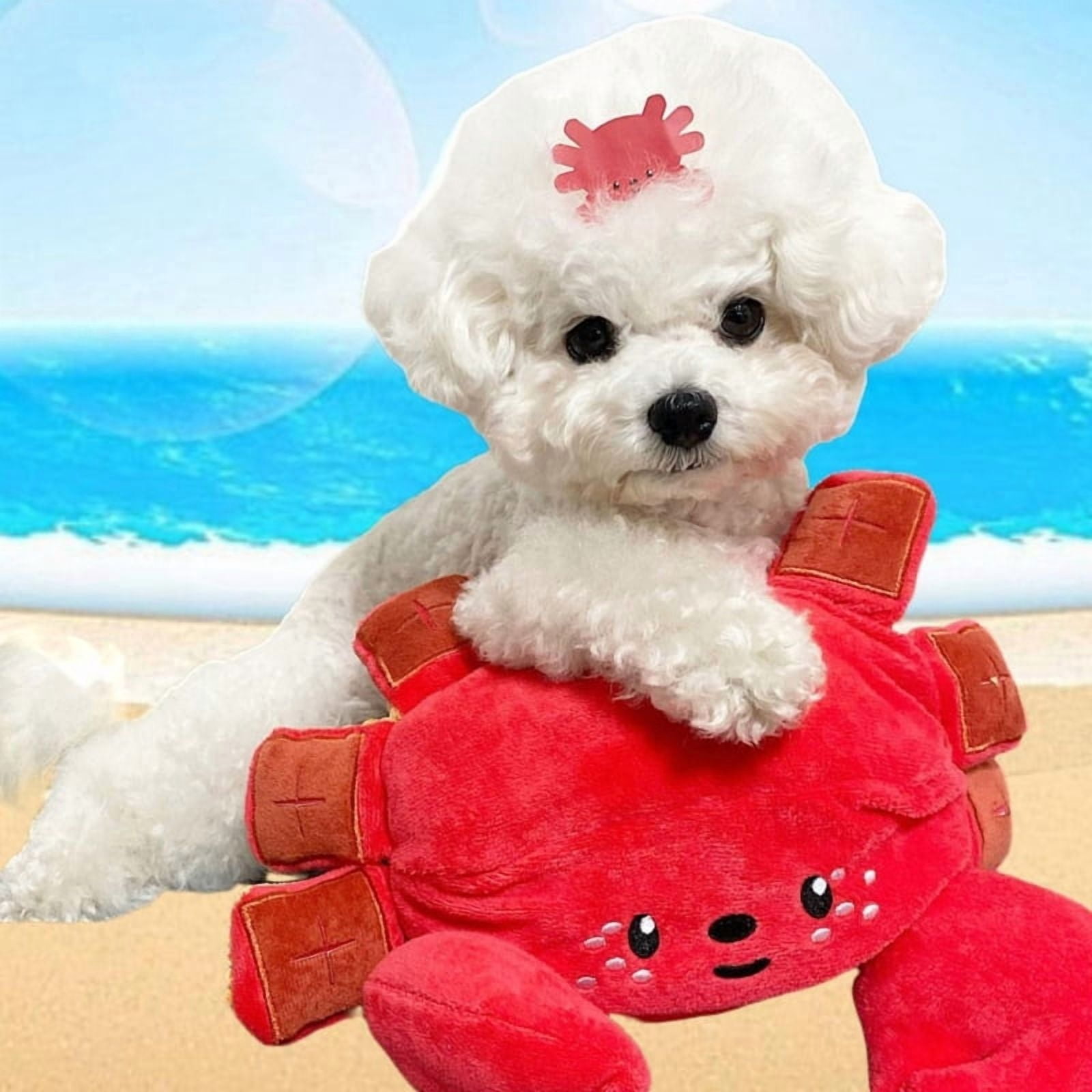 Large Dog Snuffle Toy Crabs Puzzle Chew Toy Snacks for Small Medium Dogs
