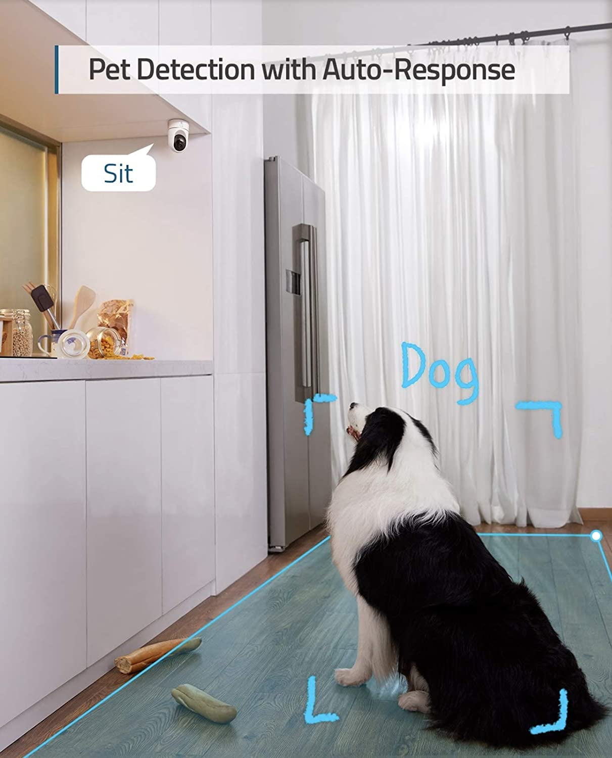 Anker eufy 2K Indoor Security Camera Solo IndoorCam P24|2-Way Audio Night Vision, Motion Tracking