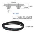 thumbnail image 2 of 370-MXL-012 Timing Belt 463 Tooth Closed Loop Timing Belt 37" Length, 1/8" Width, 2 of 4