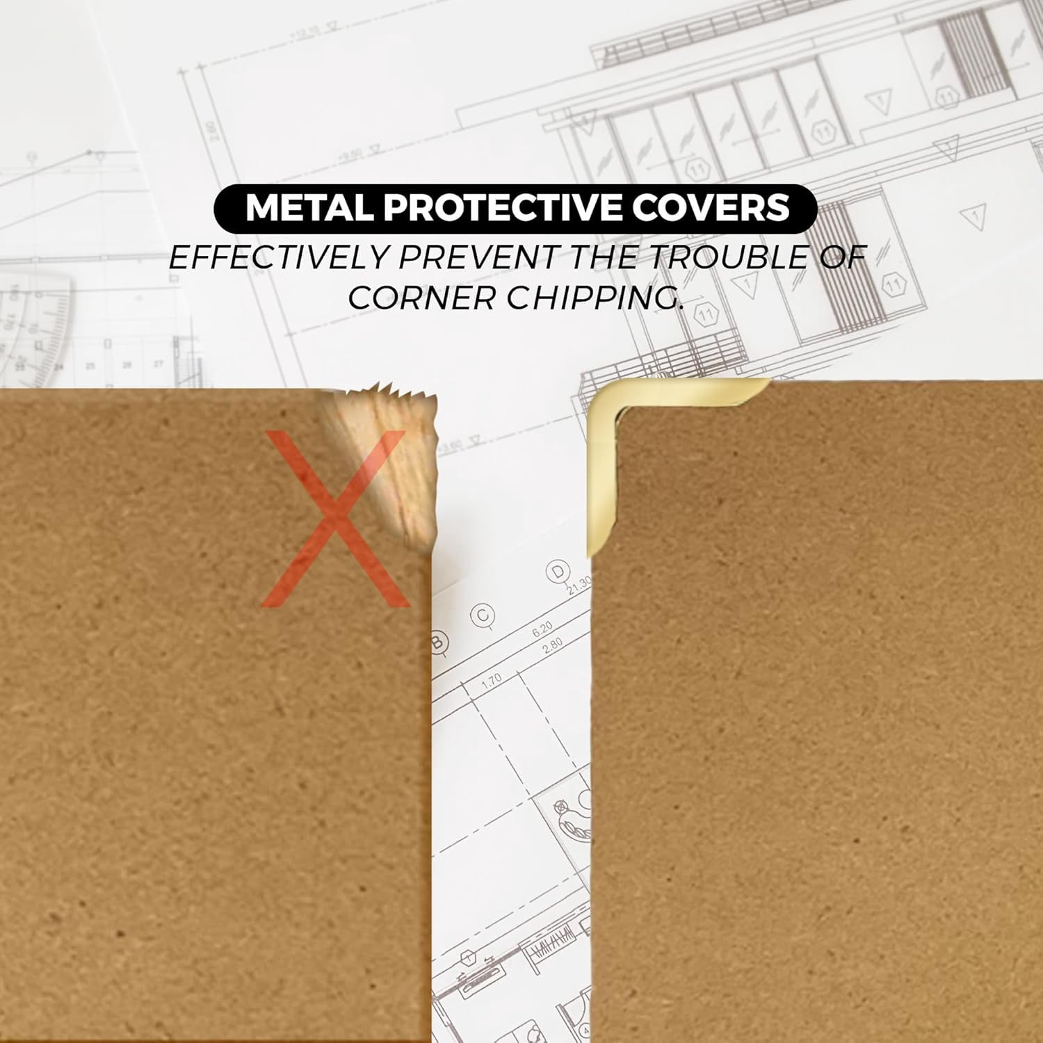 Performore 11x17 Eco Drafting Clipboard | Hardboard | Lever Clip | 3-Pack