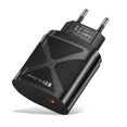 thumbnail image 1 of Carga de teléfono de 25 W AC100-240V Carga rápida USB para iPhone 14 Pro (negro UE) WDOplteas  Para estrenar, 1 of 9