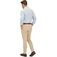 thumbnail image 3 of Mizzen+Main Men's Performance Dress Shirt Classic Fit - Machine Wash, Four-Way Stretch, Wrinkle Free - Leeward Collection (Light Blue Solid, Large), 3 of 7