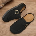 thumbnail image 5 of Pennysue Women Clogs Slip On Suede Mule Shoes Buckle Arch Support Comfortable Casual House Slippers Outdoor Work, 5 of 8
