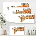 thumbnail image 4 of Designart Portrait d'Une Girafe IX Art mural sur toile, 4 of 4