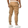 thumbnail image 4 of Huesdet Men's Water Resistant Pants Relaxed Fit Cargo Work Pants with Multi Pocket Stretch Cargo Pants Men[Khaki,3XL], 4 of 7