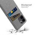 thumbnail image 4 of For Oppo Reno13 F 5G Case Cloth + Hard PC Phone Cover with Dual Card Slots -, 4 of 5