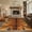 Tiger print, variant on Janvonne Tiger Print Area Rug, Non-Slip Vintage Style Floor Rug for Living Room Bedroom Office, Easy-Clean Indoor Home Decor,5x7ft