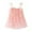 Rose, variante sur Robes pour Tout-Petites Fille Robe Bébé en Tulle à Volants Robe d'Été pour Filles Robe de Demoiselle d'Honneur pour Fillette Tenues pour Tout-Petite Fillette 2-3 Ans