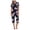 Sky Blue, variant on Siilsaa Women's Sleepwear Capri Pajama Sets Short Sleeve Two-Piece Pjs V Neck Tops & Capri Pants with Pockets Dark Blue,S
