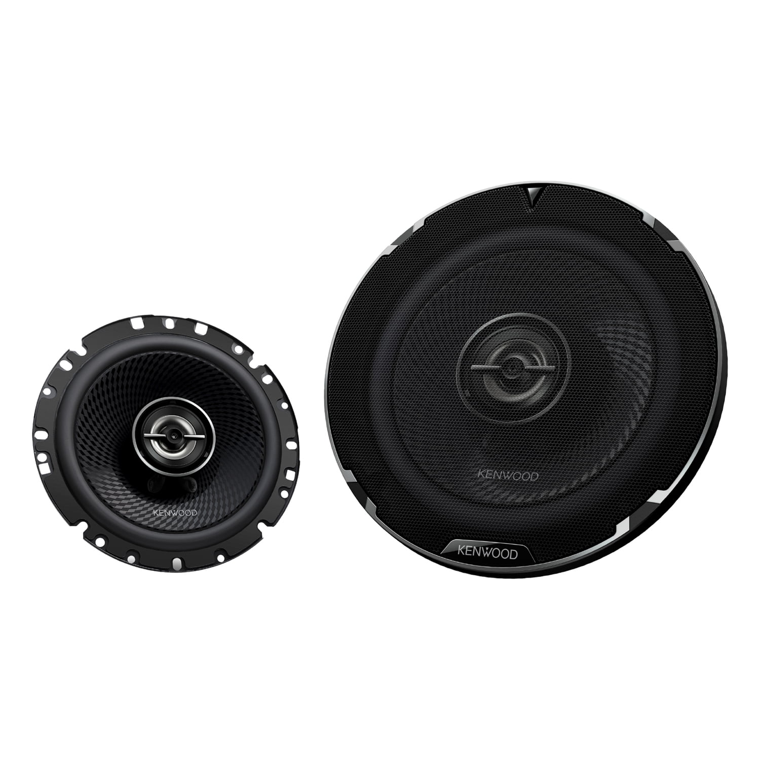 KENWOOD KFC-1798RS 6-3/4-In. 350-Watt-Max-Power 2-Way Full-Range Car Speakers, Black, 2 Pack, KFC-1798RS