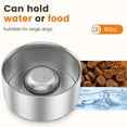 thumbnail image 5 of Ikoopy Dog Bowl Slow Feeder Stainless Steel Slow Eating Bowl Nonslip Pet Slow Food Bowl 60oz Dog Slow Feeder Practical Slow Feeder Bowl Dog Slow Eating Dish for Dogs Fast Eater, 5 of 11