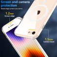 thumbnail image 5 of NEOYFC for Magnetic Case for iPhone SE 2022/SE 2020/8/7 Case, with Tempered Glass Screen Protector, [Compatible with MagSafe], Military Drop Shockproof Cover for iPhone SE 3/SE 2/8/7 4.7 inch,Clear, 5 of 7