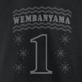 thumbnail image 5 of Men's Victor Wembanyama Black San Antonio Spurs Ugly Sweater Name & Number T-Shirt, 5 of 5