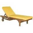 thumbnail image 2 of Safavieh Newport Outdoor Modern Chaise Lounge Chair with Cushion, 2 of 9