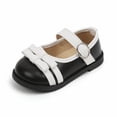 thumbnail image 4 of PEASKJP Girls Gladiator Sandals Rhinestone Open Toe Dress Pump Sandals with Ankle Strap Heels for Kids,Black 30, 4 of 5