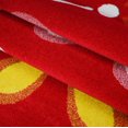 thumbnail image 4 of Ladole Rugs Turkish Floral Pattern Soft Stylish Machine Made Kids Area Rug Carpet in Red and Cream, 4x6 (3'11" x 5'7", 120cm x 170cm), 4 of 6