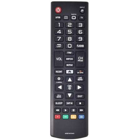 New AKB74475401 Remote Control Replacement for LG TV 43LF5900 43UF6400 43UF6430 43UF6800 43UF6900 43UF7590 43UF7600 49LF5900 49UF6400 49UF6430 49UF6490 49UF6800 49UF6900 49UF7590