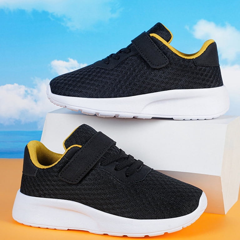 ibiyuan Kids Athletic Slip On Sneakers Comfortable Bungee  display picture 3