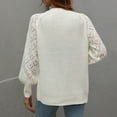 thumbnail image 5 of Vedolay Women's Cardigan Sweaters 2023 Lightweight Crochet Knit Cardigans Button Down Sweaters Shrugs White,XL, 5 of 5